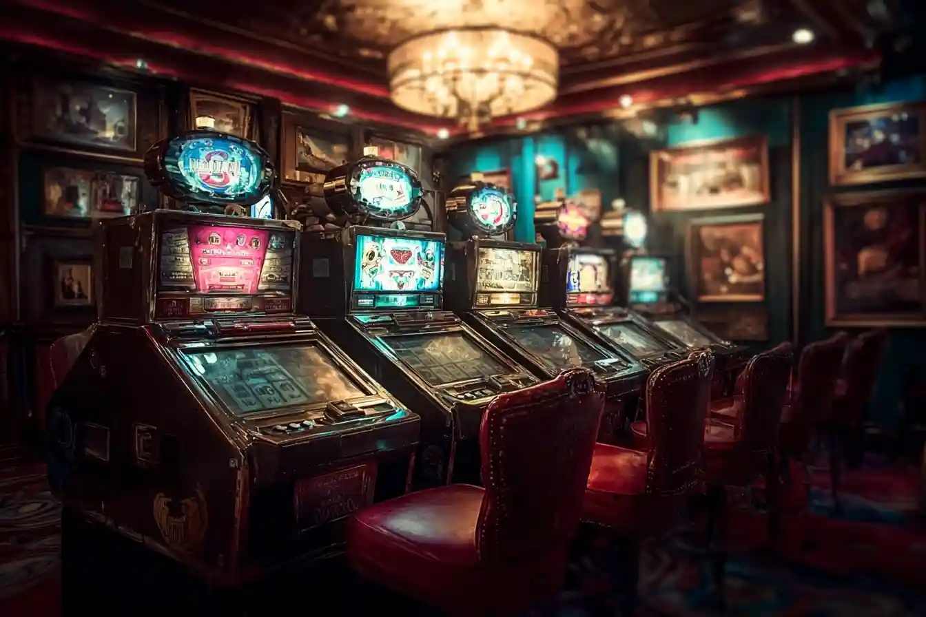 slot machine font